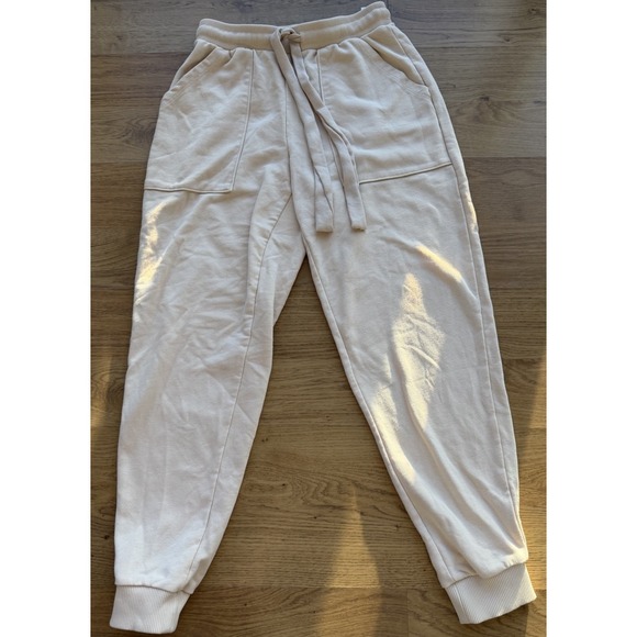 Banana Republic Pants - Banana Republic Joggers Size Small Petite Cream